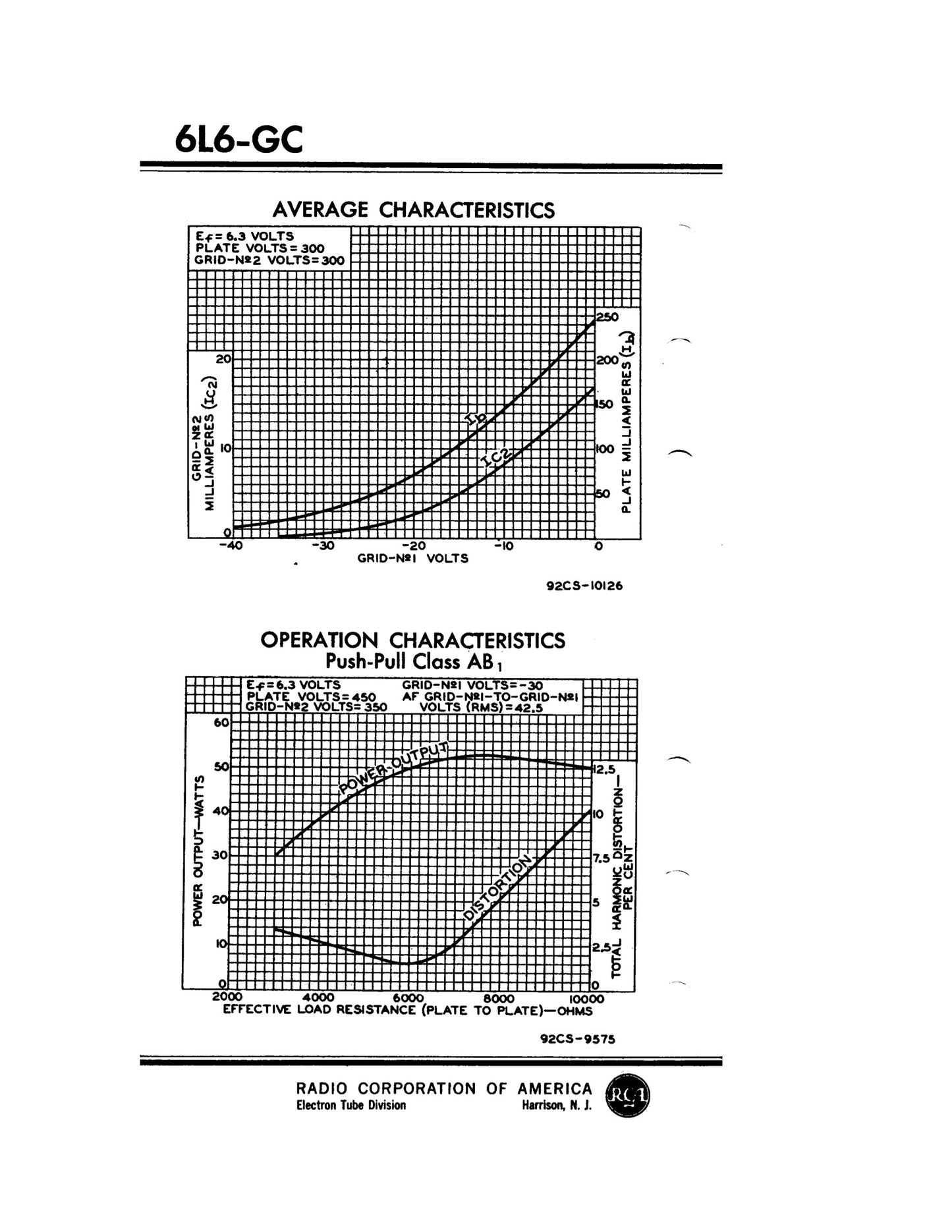 6L6GC RCA Black Plates Side Halo Getter – AMPLITREX Matched Pair – Made in USA – Like NOS