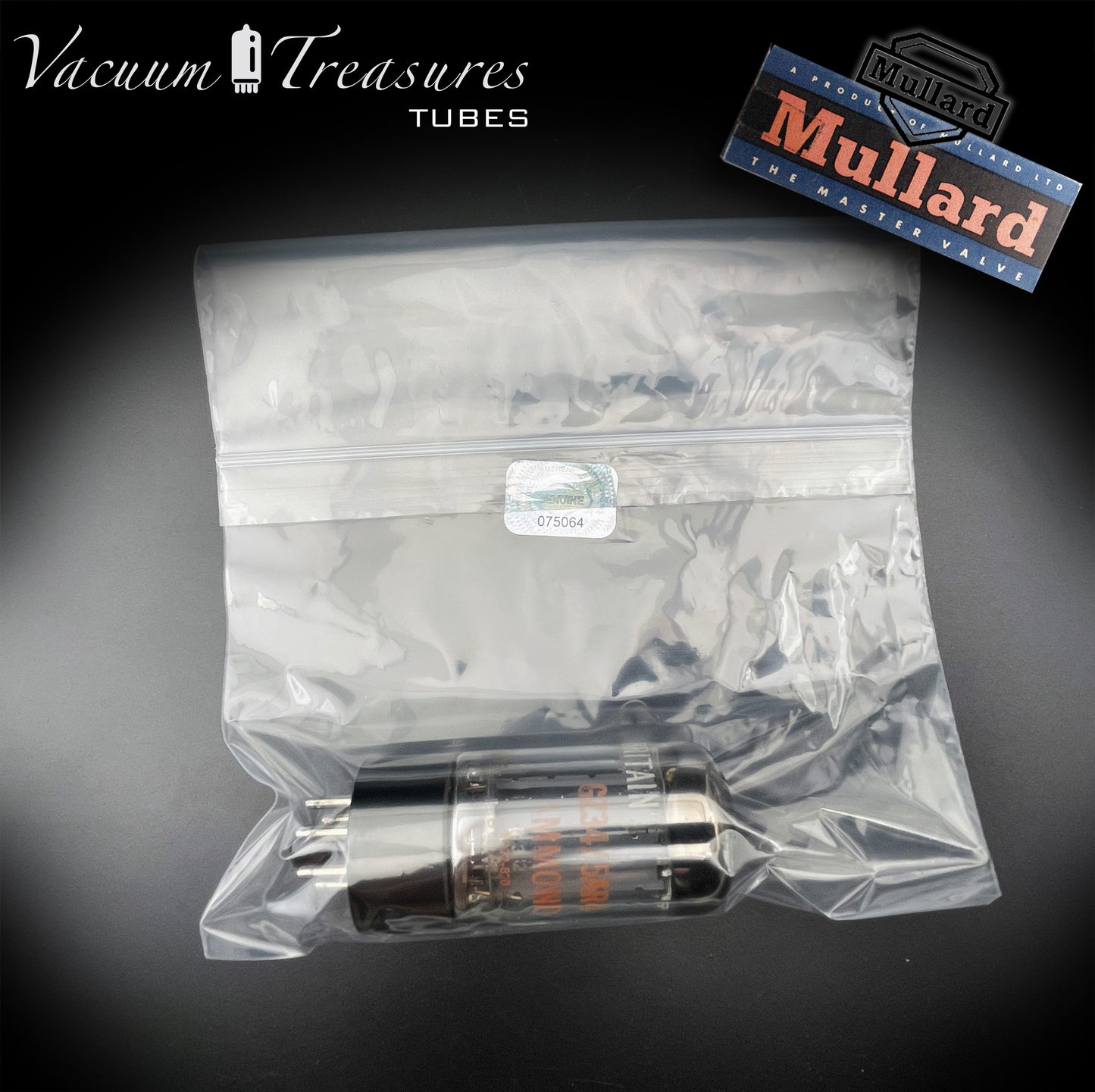 GZ34 / 5AR4 MULLARD NOS Brand Hammond Blackburn f32 – 4 Notches – Made in Great Britain '67