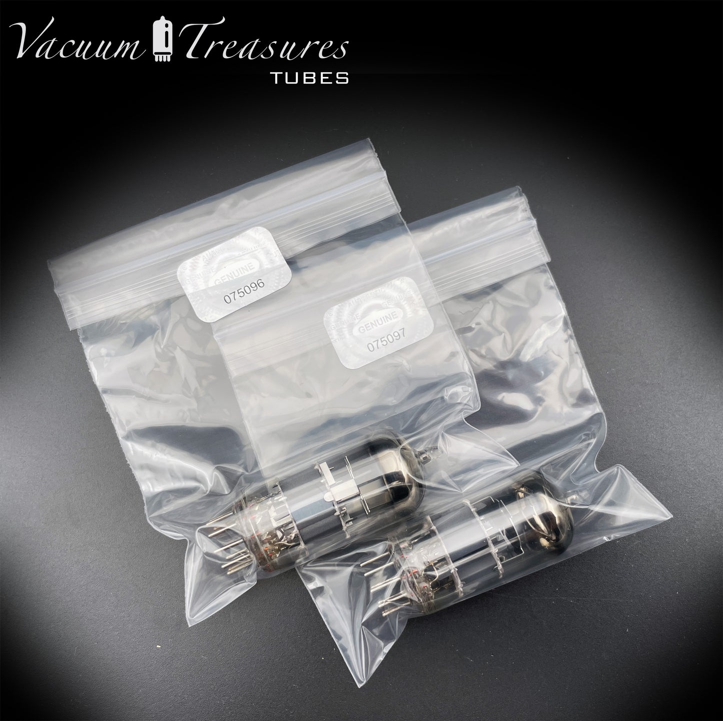 ECC88 / 6DJ8 Heerlen Δ9E (Philips Production) – D Getter – Matched Pair – Made in Holland ’50s