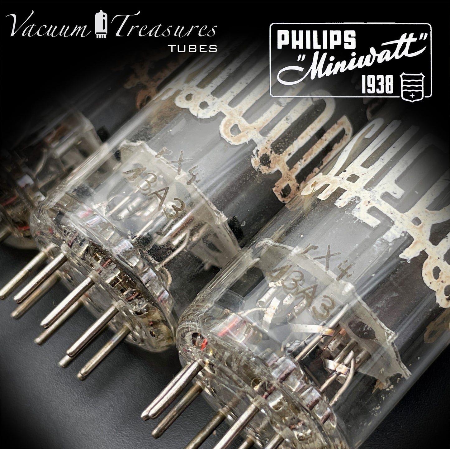 7189 SHERWOOD by Philips – Heerlen 1963 – Gray Plates – rx4 – Matched Quad – Tested 100%