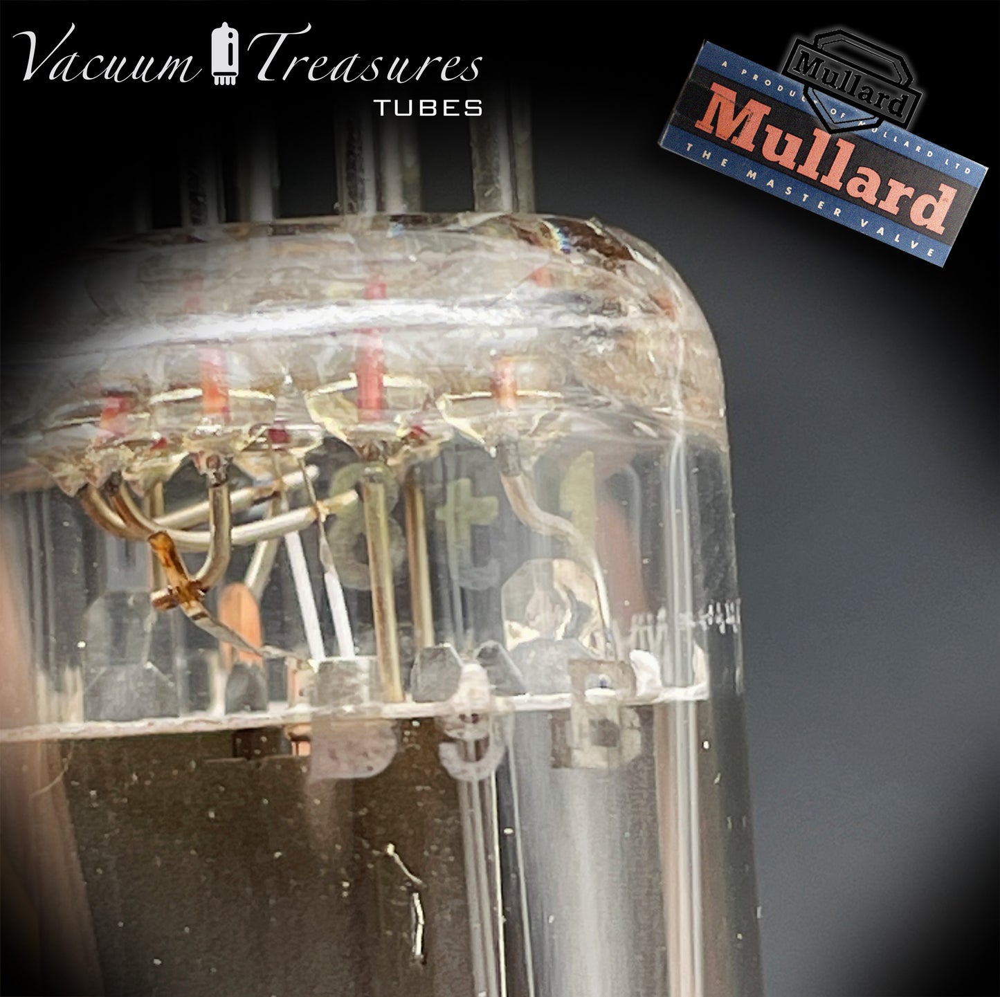 6CA4 ( EZ81 ) MULLARD NOS NIB Blackburn Square Getter Tube Rectifier Made in GT. BRITAIN '50s