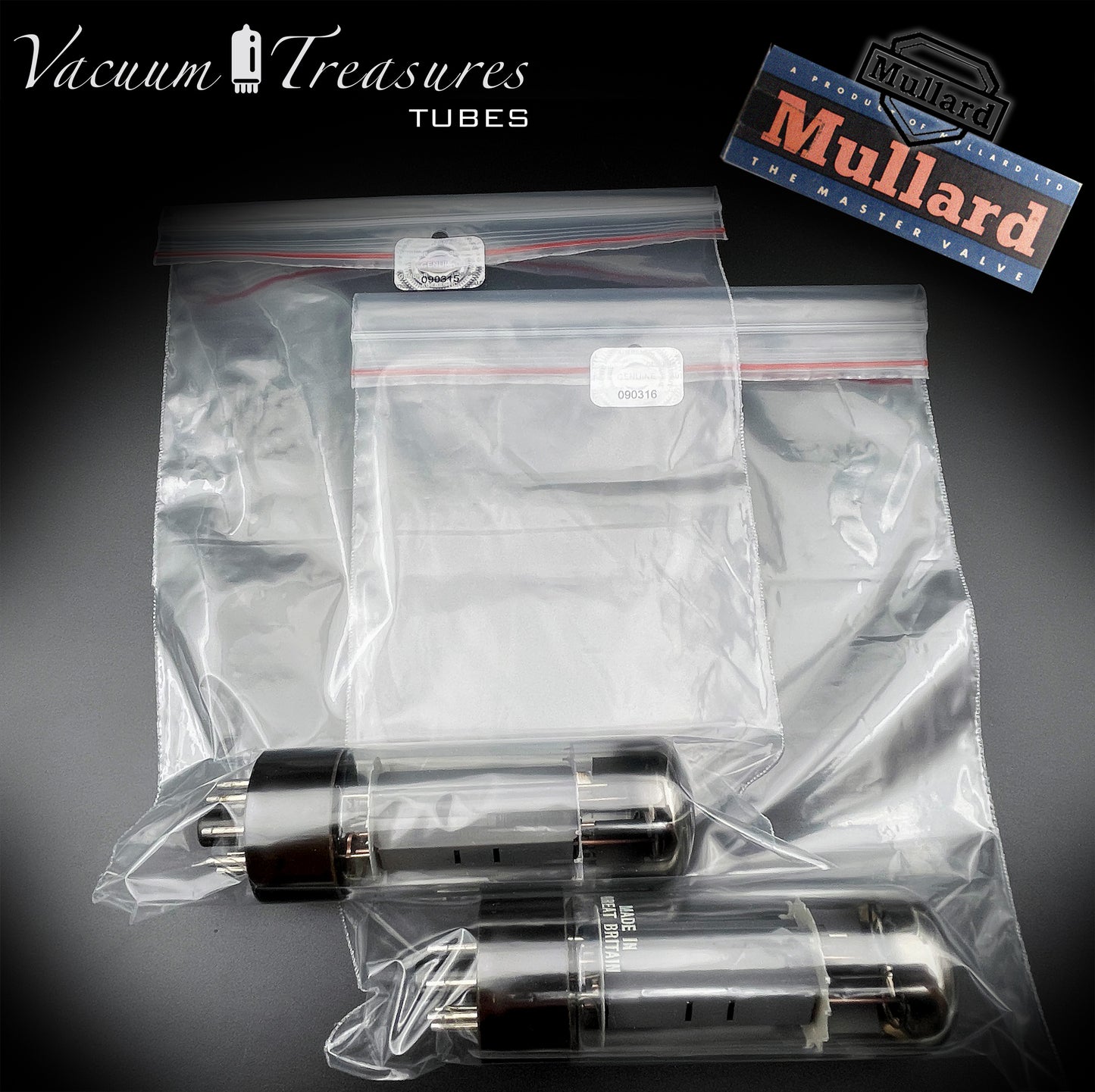 6CA7 ( EL34 ) RCA NOS NIB by Mullard Xf2 OO Getter Brown Base Matched Tubes Made in GT. Britain