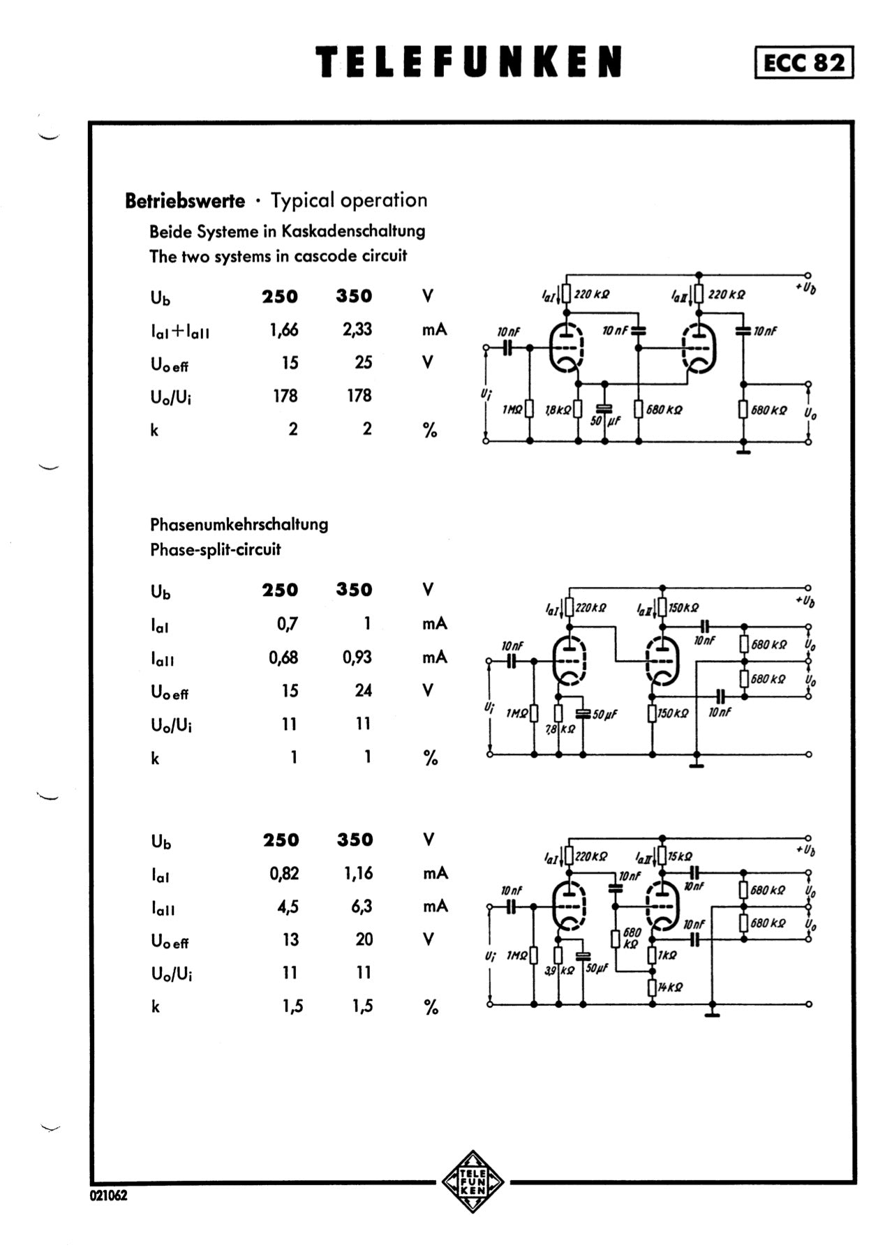 12AU7 / ECC82 TELEFUNKEN NOS Matched Pair - Smooth Plates - Made in West Germany