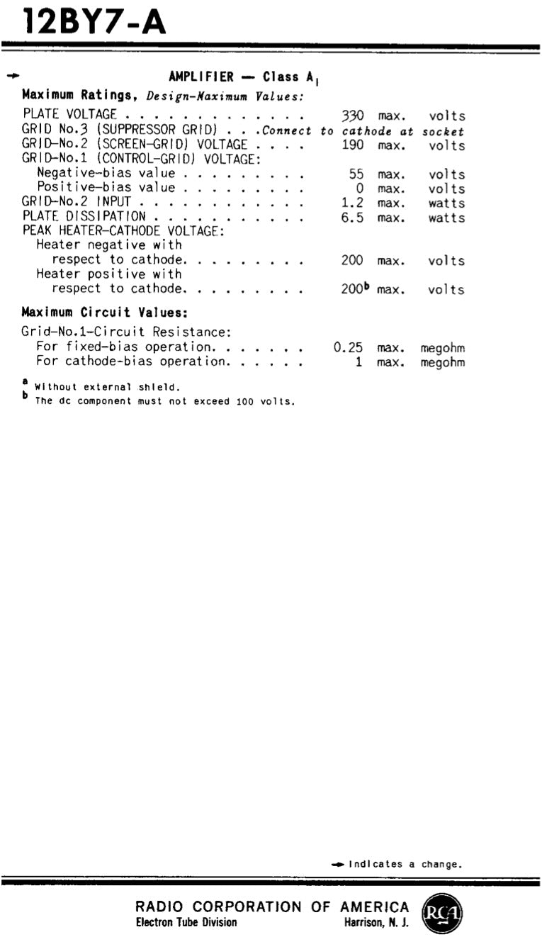 12BY7A EL180 RCA NOS Gray Plates Smoked Glass Halo Getter Tested Tube Made in USA