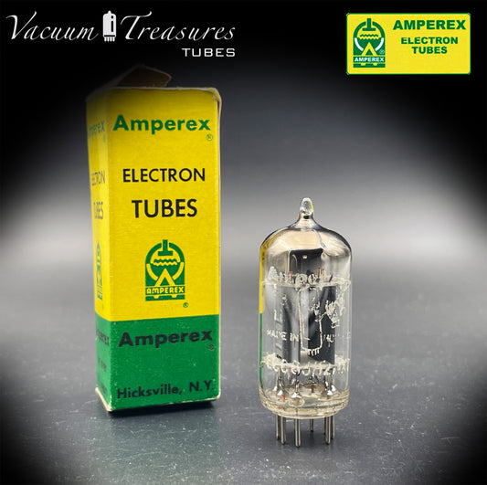 12AX7 / ECC83 NOS NIB Amperex Bugle Boy AMPLITREX Tested Long Plates Foil Getter '57