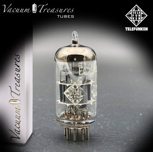 ECC88 6DJ8 TELEFUNKEN Diamond <> Bottom Tested Tube Made In Western Germany '62