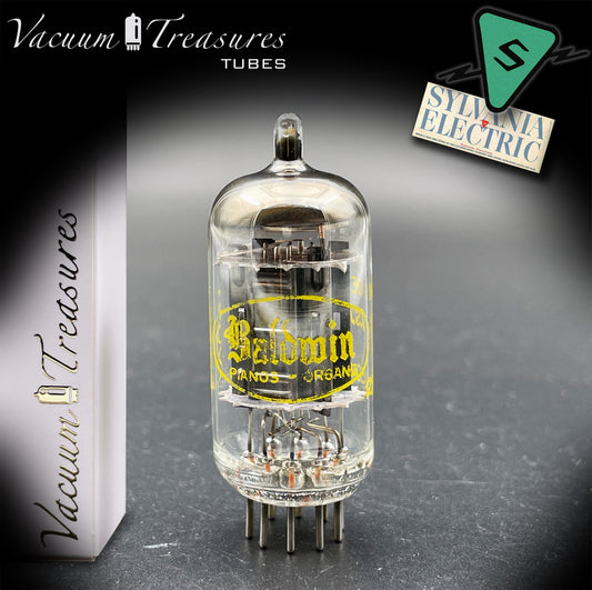 12AX7A ECC83 RAYTHEON Long Black Plates Tested Tube Made in USA '60