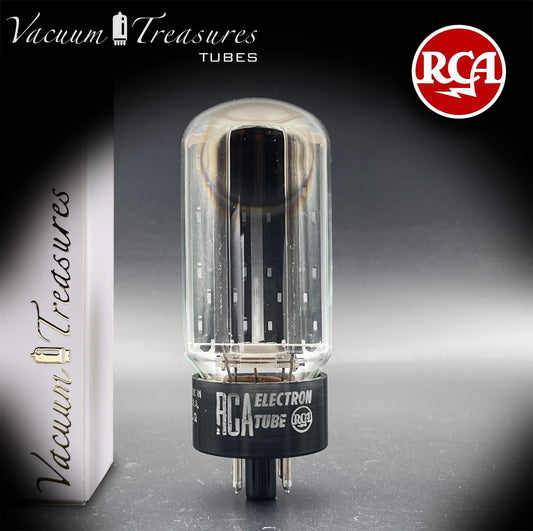 5U4GB 5AS4A RCA Black Plates Tube Top Side Square Getter Rectifier Made in USA '60s