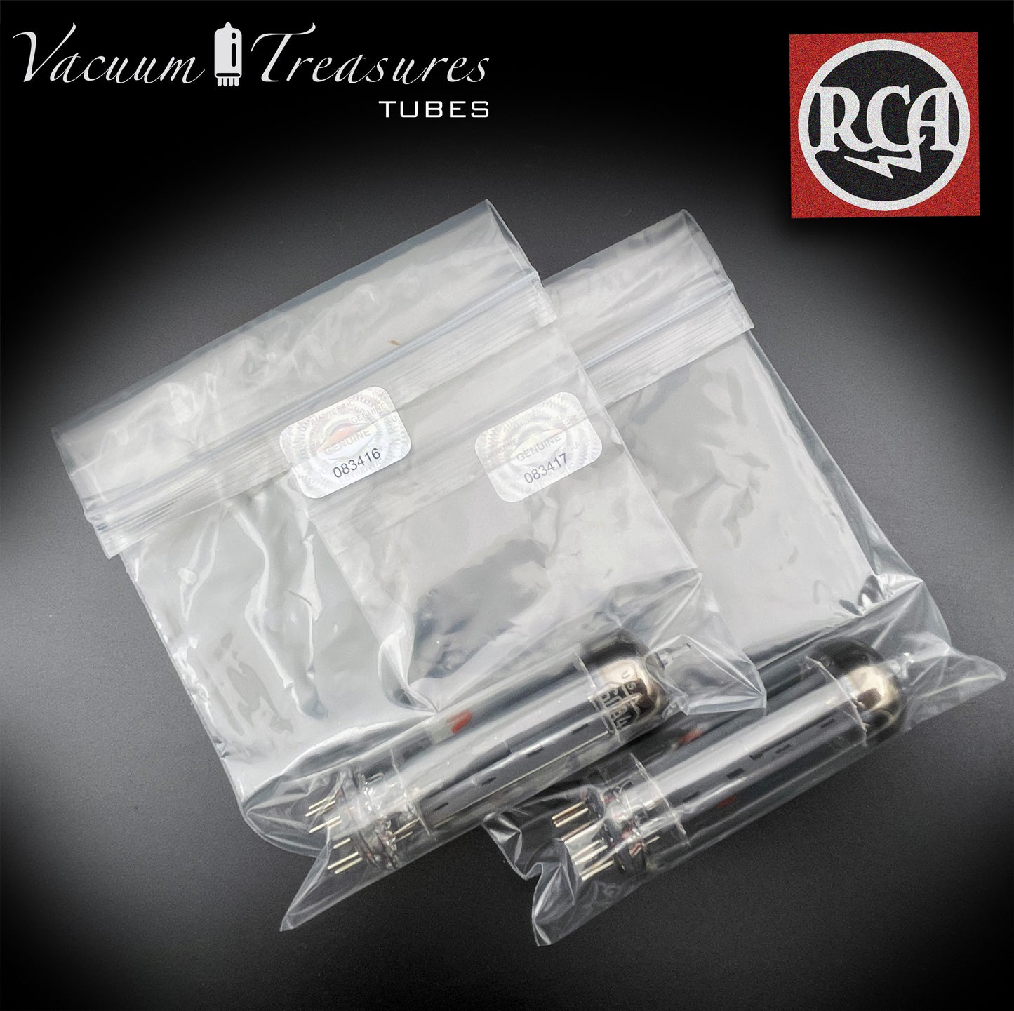 6CA4 ( EZ81 ) NOS NIB RCA Gray Plates Halo Getter Matched Pair Tubes Rectifiers Made in USA '66