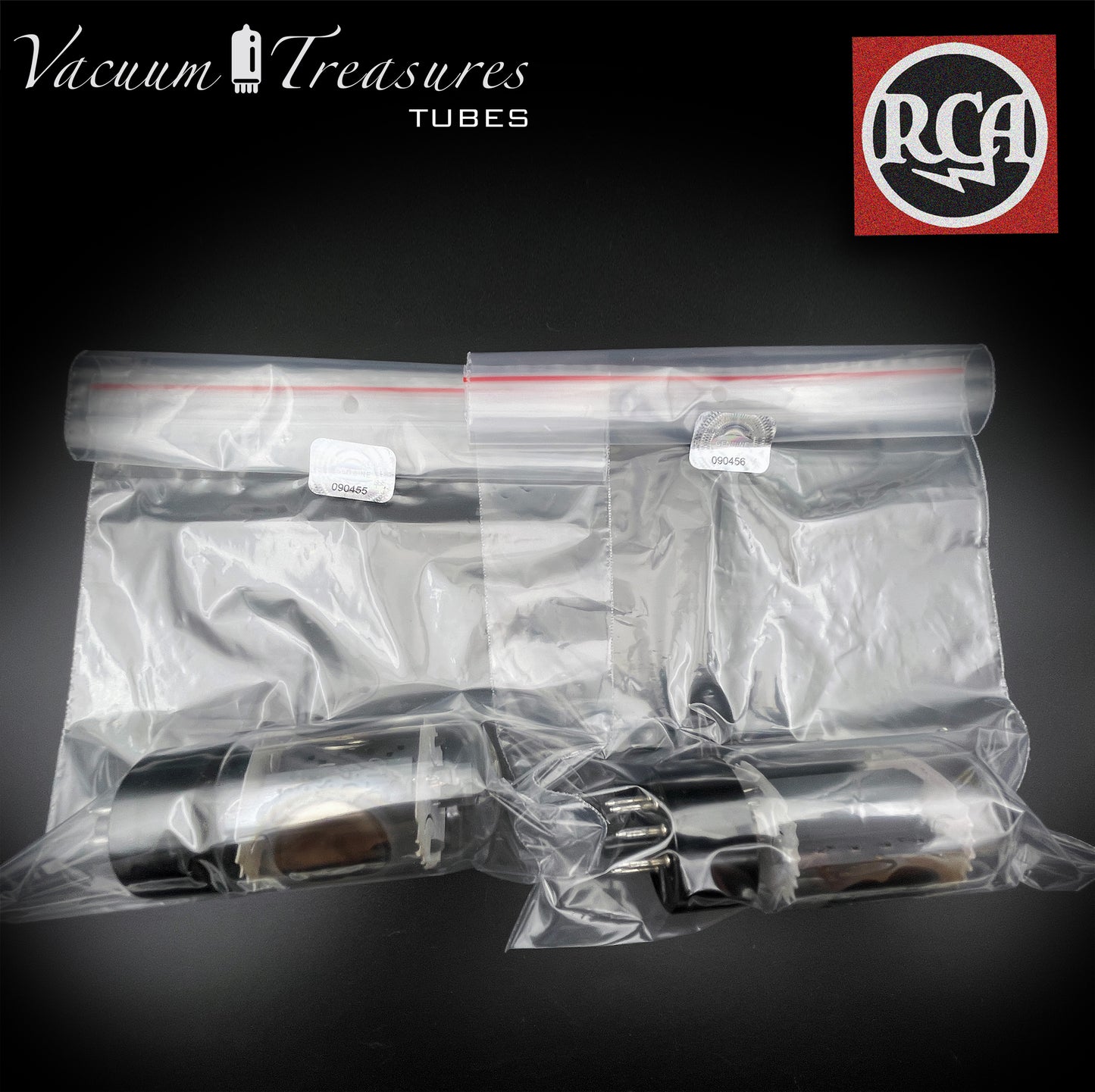 6L6 GC RCA NOS Gray Plates OO Getter Matched Pair Tubes MADE IN USA