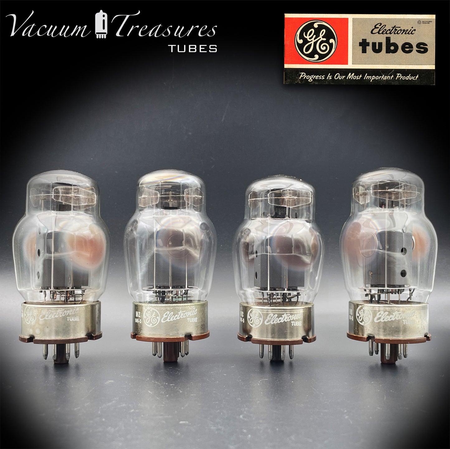 6550 GE by TUNG-SOL Type 2 – 4th Generation - AMPLITREX Matched Quad - Made in USA