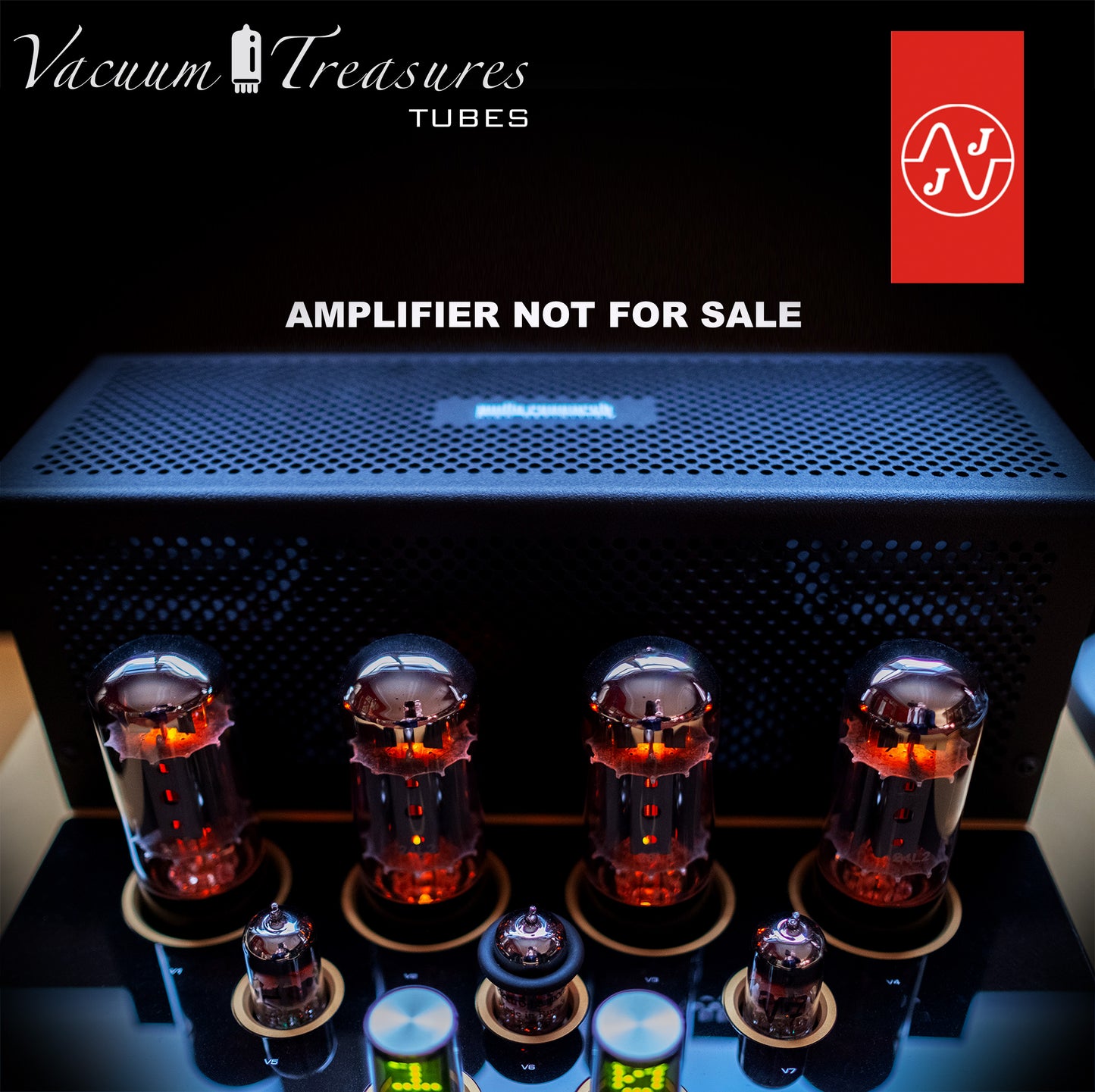 6550 JJ Matched Quad - AMPLITREX Tested Tubes - NEW - 4 Valvole IN ORIGINAL BOX