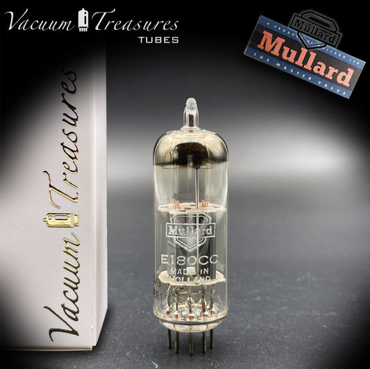 E180CC NOS MULLARD by Philips - Heerlen Factory Gray Plates O Getter Tested Tubes Made In HOLLAND '63