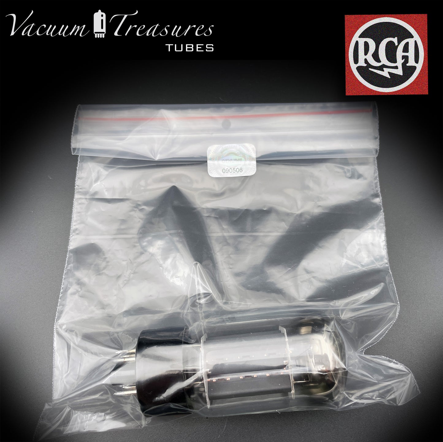 GZ34 ( 5AR4 ) RCA NOS NIB Gray Copper Plates Halo Getter Tube Rectifier Made in USA