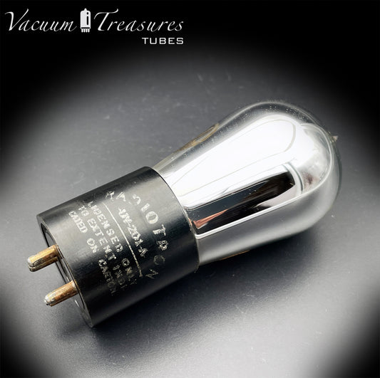 UV-201A ( 01-A ) RCA Radiotron U.S.A by WESTINGHOUSE LAMP CO. U.S.A. Globe Radio Tubes NOS NIB '20s