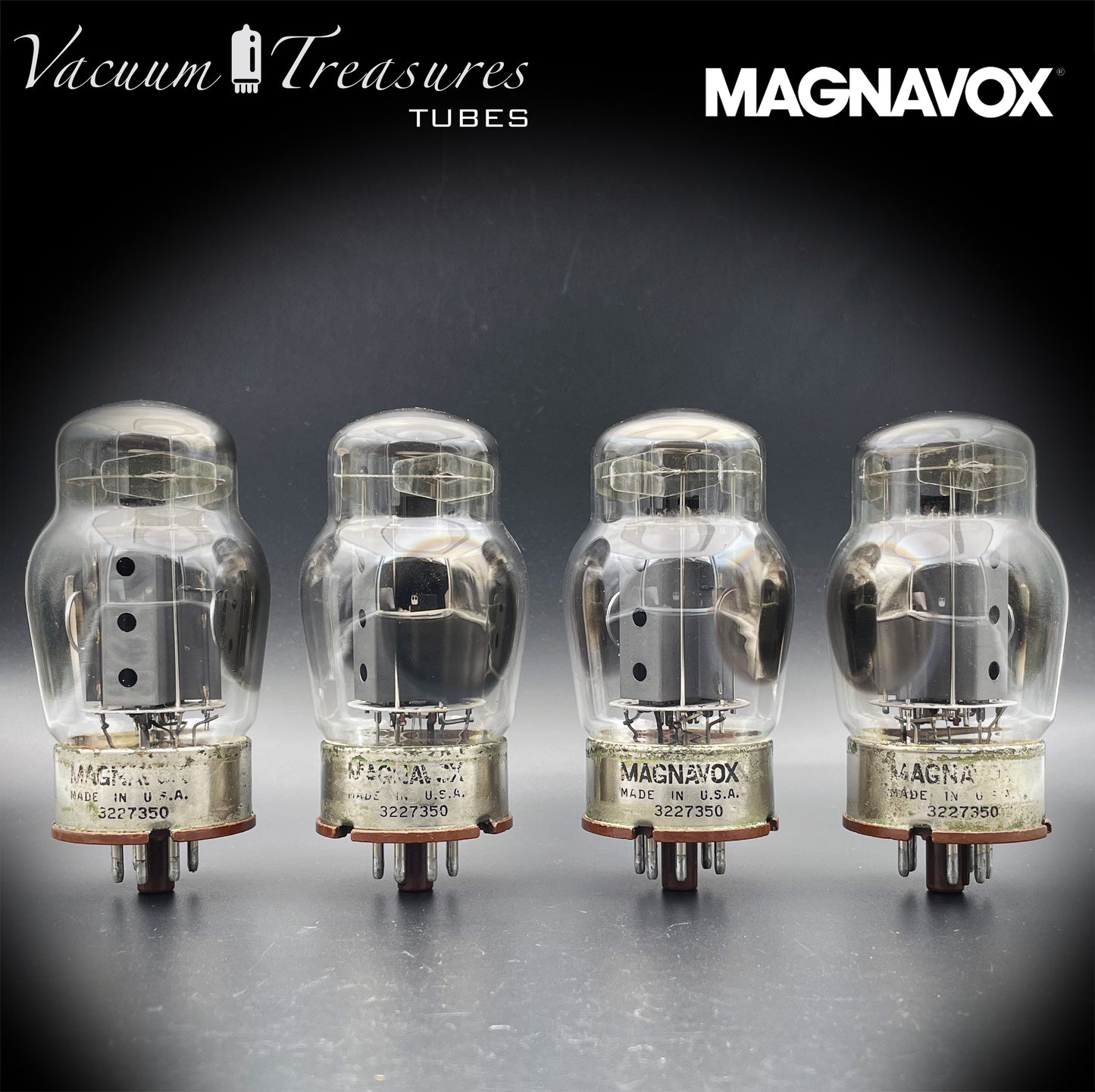 6550 MAGNAVOX by TUNG-SOL Type 2 – 4th Generation - AMPLITREX Matched Quad - Made in USA