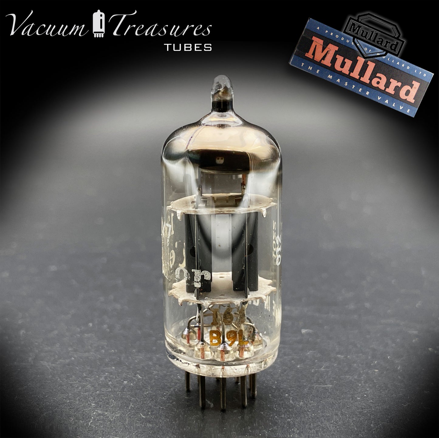 12AX7 ( ECC83 ) MULLARD Blackburn Short plates O Getter Tested Tubes MADE IN GREAT BRITAIN '50s