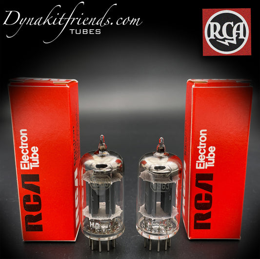 5963 (ECC82 12AU7 WA) Tubos combinados RCA NOS Tubos combinados de bajo ruido y microfónicos Fabricados en EE. UU.