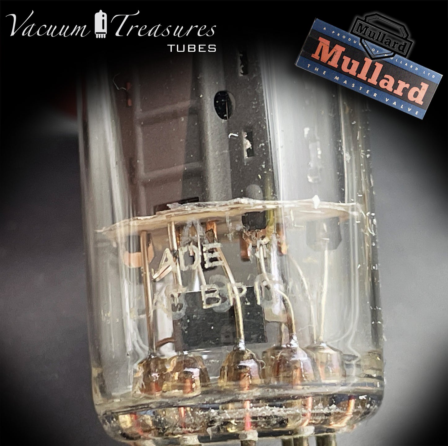 6EU7 MULLARD Blackburn Short Plates Matched Pair Made in GT. BRITAIN ’60s - AMPLITREX Tested