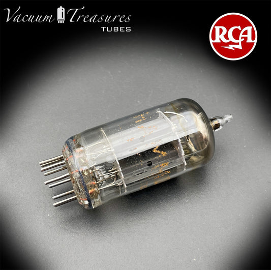12AX7 / ECC83 HAMMOND by RCA Long Gray Plates Square Tilt Getter Made in USA '50s
