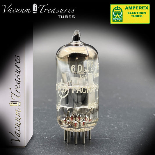 ECC88 6DJ8 HP by AMPEREX Heerlen Factory Tested Tube Made In Holland '68