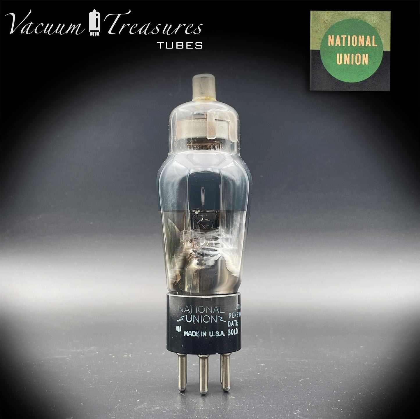 6C6 ( CK108 ) NU National Union NOS NIB Grafite Glass Tested Tube Made in USA