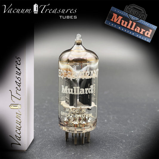 12AX7 ( ECC83 ) MULLARD NOS Blackburn Short Plates Halo Getter Tested Tube MADE IN GREAT BRITAIN '63