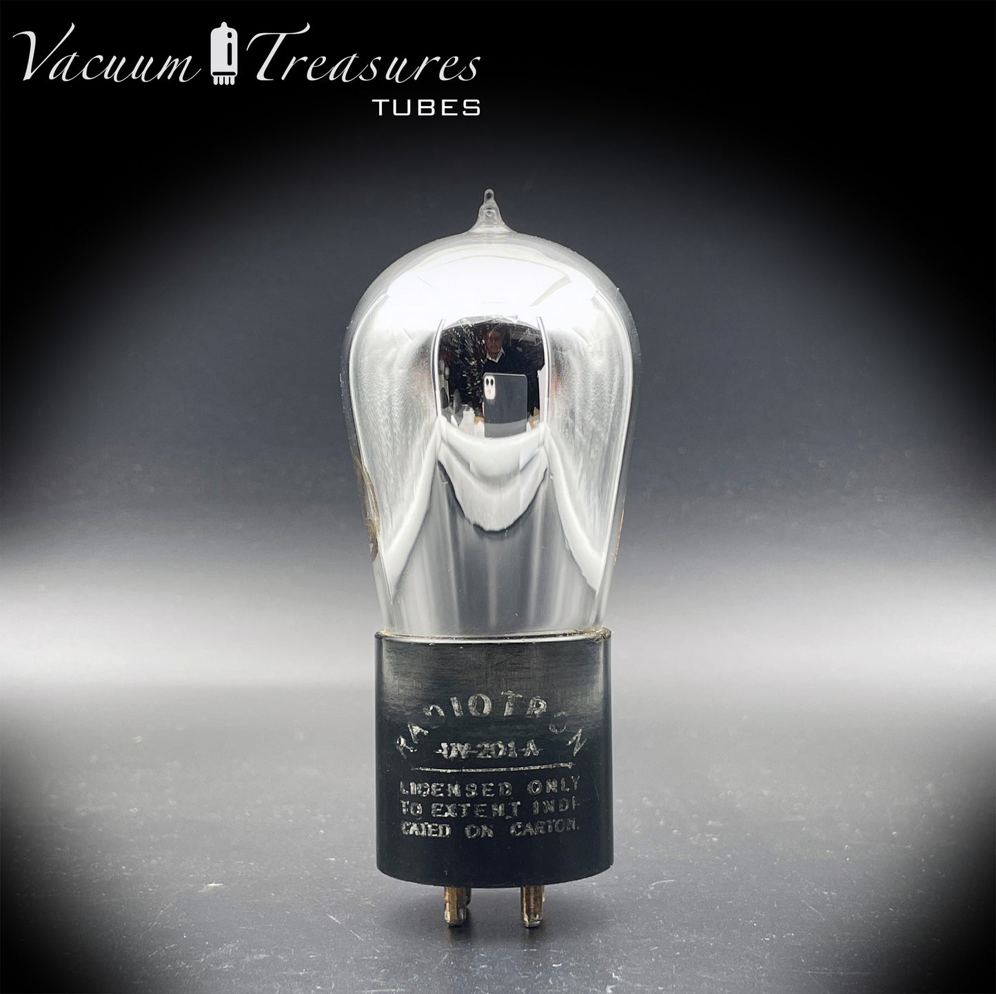 UV-201A ( 01-A ) RCA Radiotron USA by WESTINGHOUSE LAMP CO. USA Globe Radio Tubes NOS NIB '20s