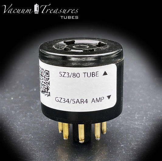 5Z3 - 80 TO GZ34 - 5AR4 - 5U4 ADAPTERS CONVERTERS