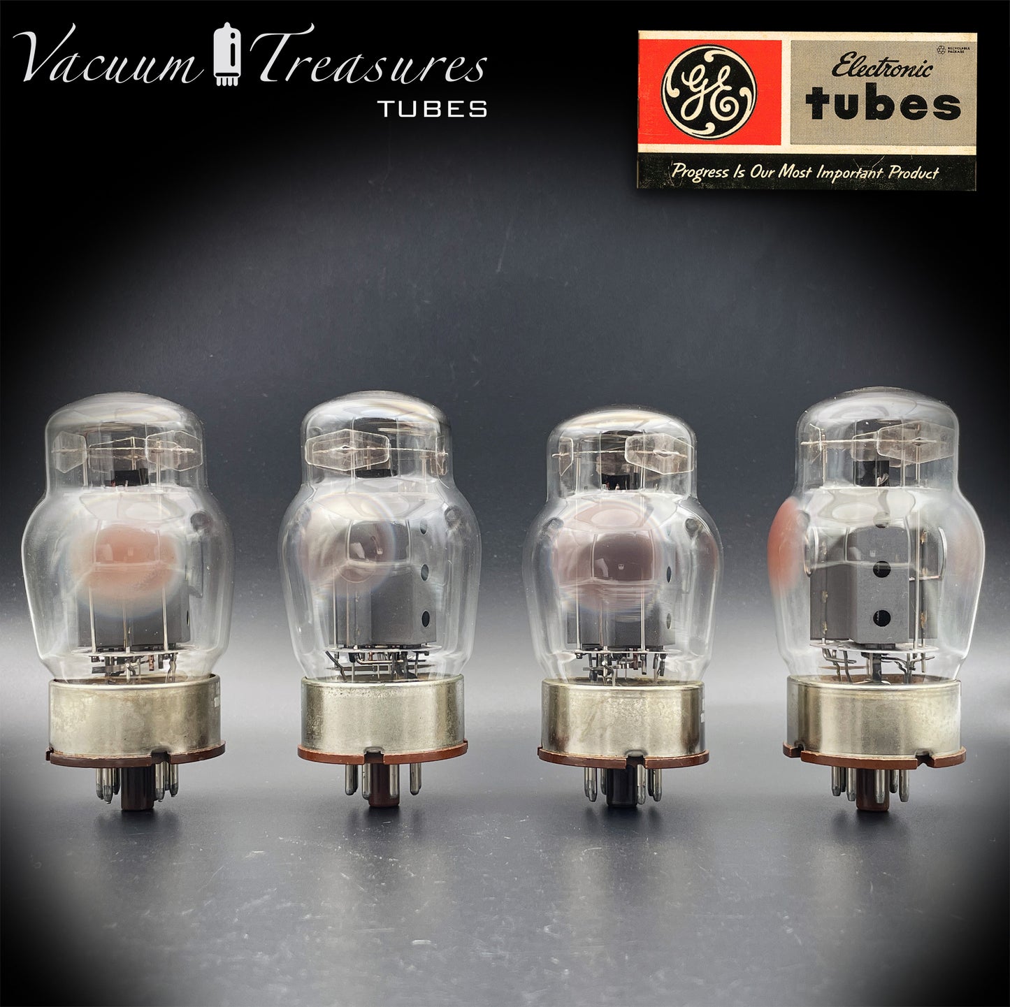 6550 GE by TUNG-SOL Type 2 – 4th Generation - AMPLITREX Matched Quad - Made in USA