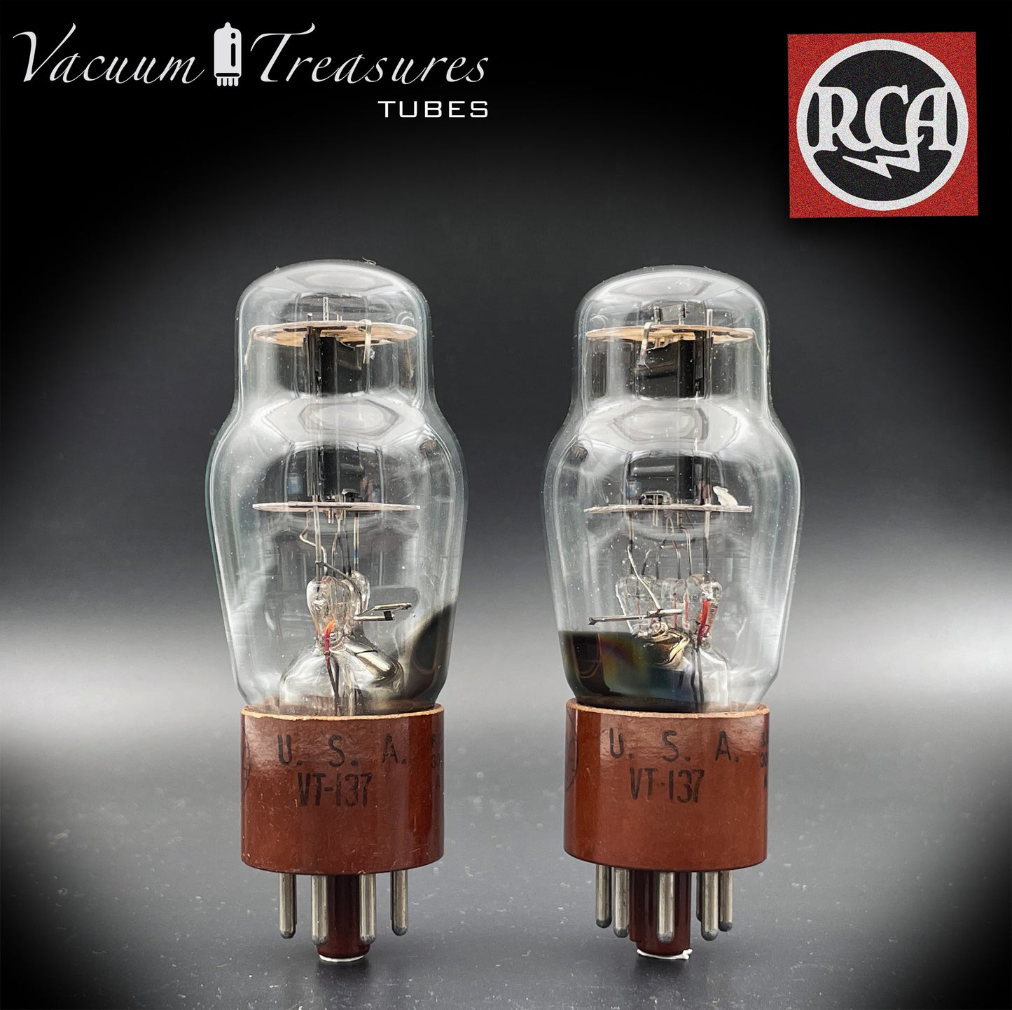 1626 ( VT-137 ) Triodo de potencia RCA NOS para par combinado Darling-Amp HECHO EN EE. UU.