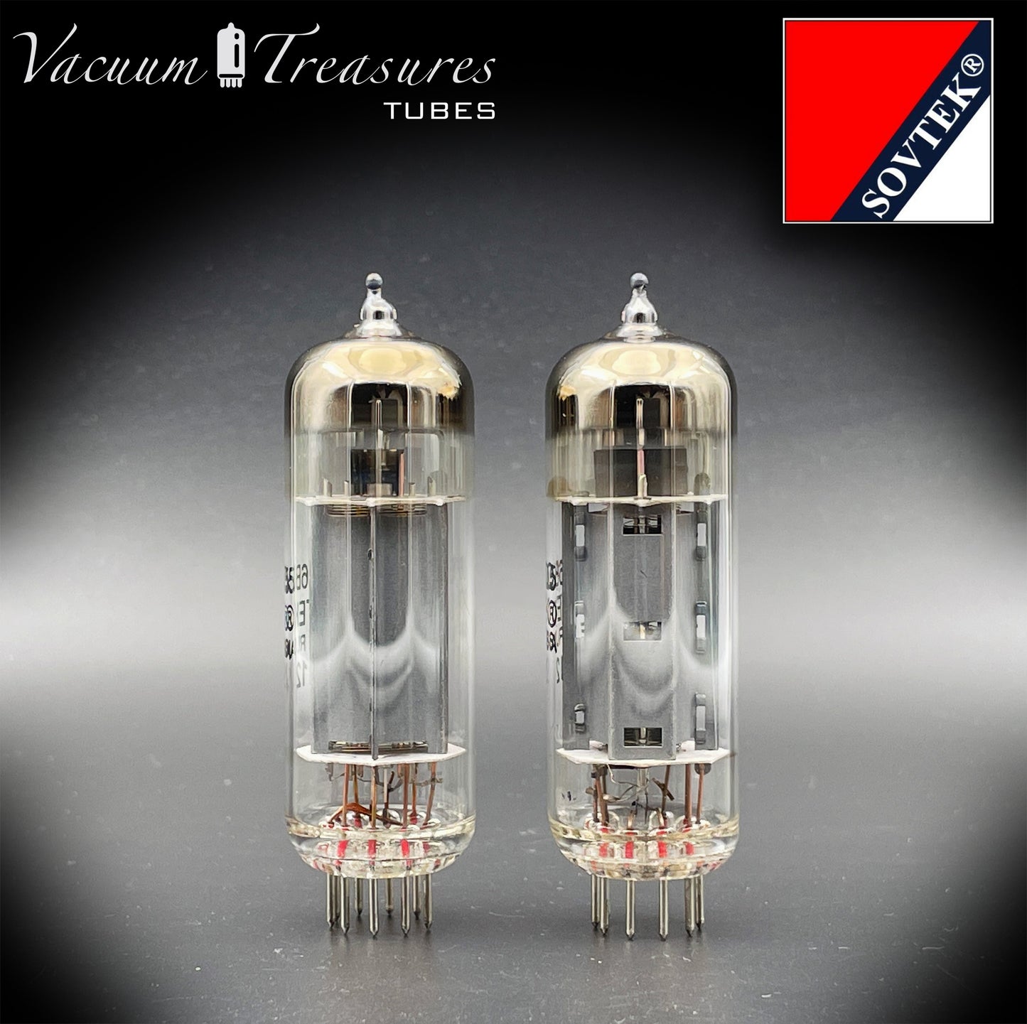 6BQ5 (EL84) SOVTEK O Getter Matched Pair Vacuum Tubes MADE IN RUSSIA