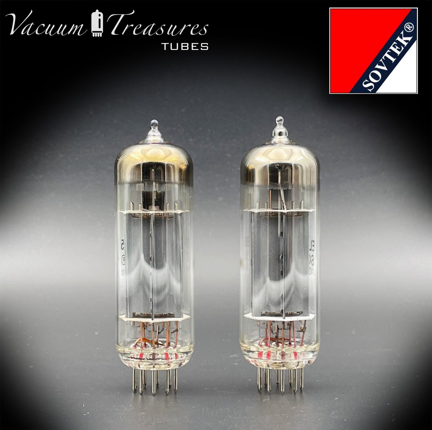 6BQ5 (EL84) SOVTEK O Getter Matched Pair Vacuum Tubes MADE IN RUSSIA