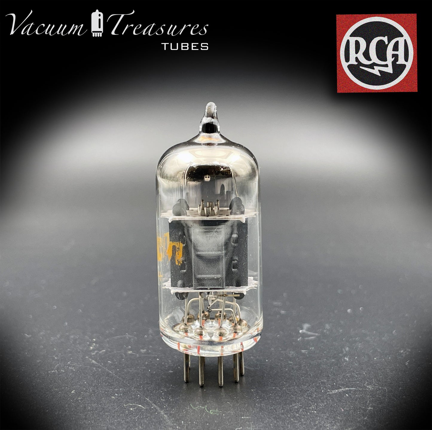 7025 (12AX7 ECC83) Placas cortas RCA O Getter Tubo probado de microfónica y bajo ruido HECHO EN EE. UU.
