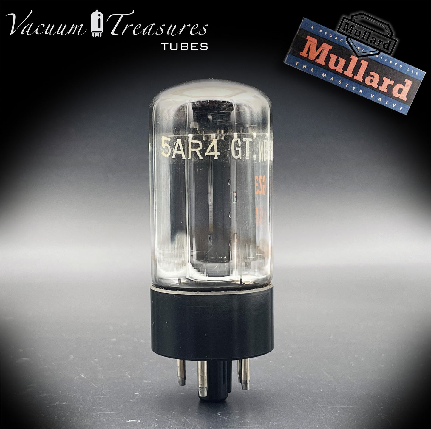 GZ34 / 5AR4 MULLARD NOS Brand Hammond Blackburn f32 – 4 Notches – Made in Great Britain '67