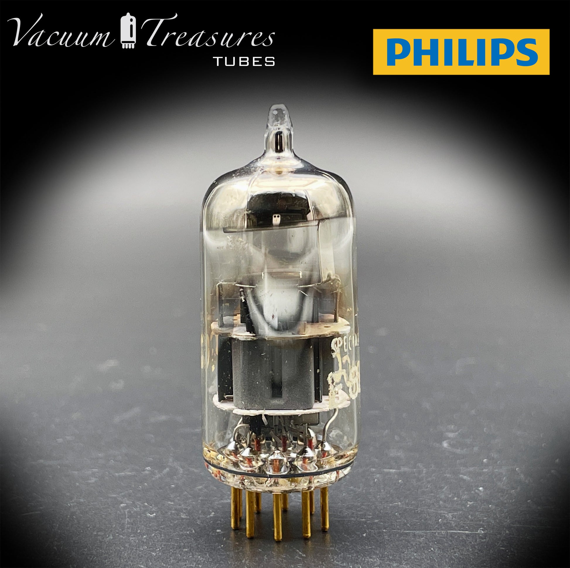 Paire de Tubes Valvo E80CC Gold Pins – Code Delta (Heerlen) – 1964 – - Instruments de musique Paire de Tubes Valvo E80CC Gold Pins – Code Delta (Heerlen) – 1964 – - Instruments de musique