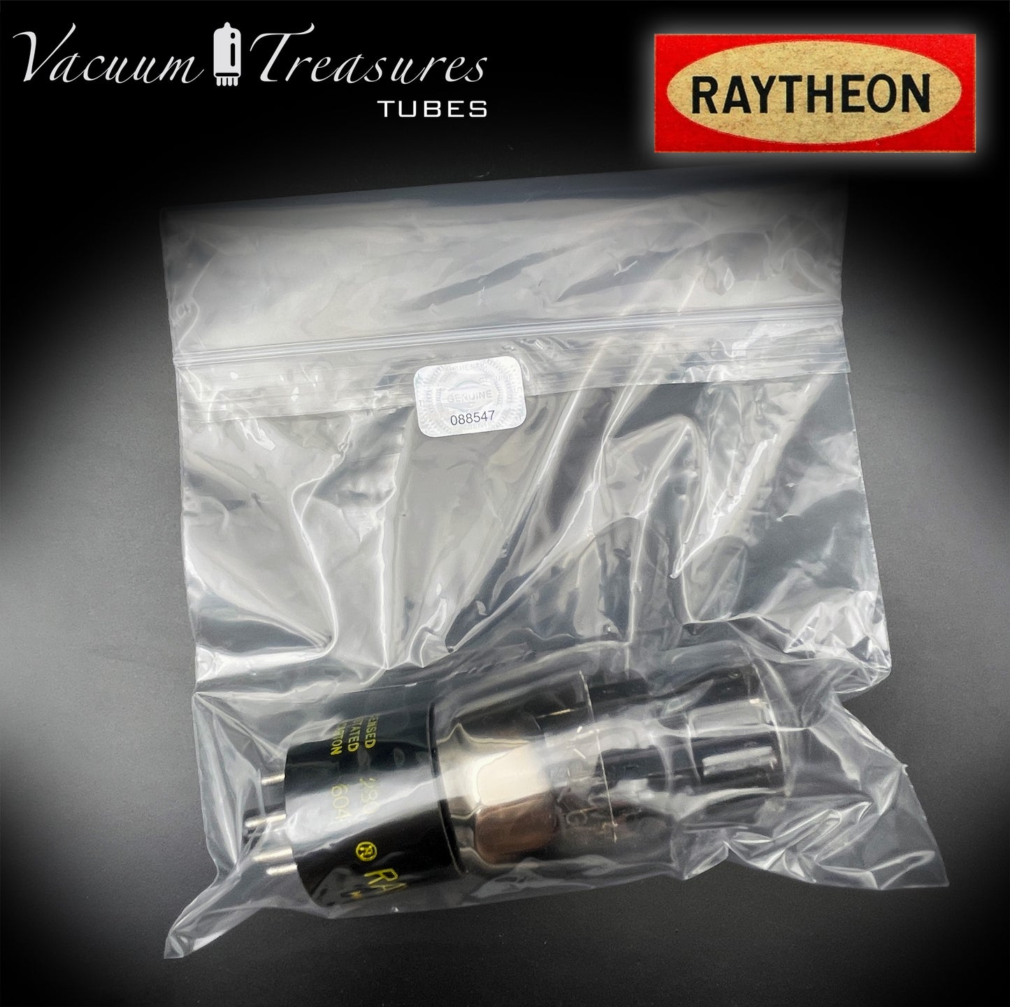 5V4G / GZ32 RAYTHEON ST Shape Black Plates Bottom D Getter Tested Tube Made in USA '56