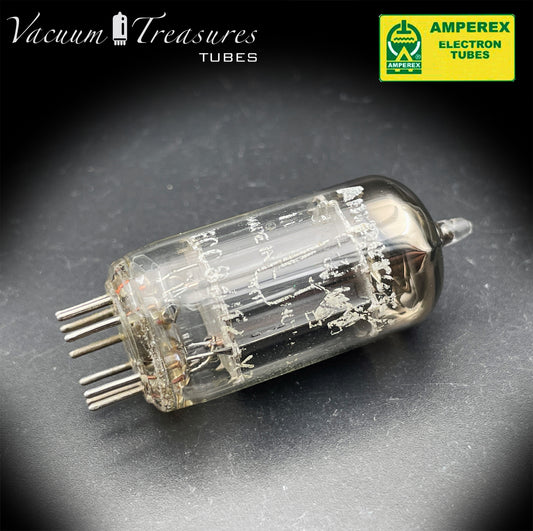 12AX7 / ECC83 NOS NIB Amperex Bugle Boy AMPLITREX Tested Long Plates Foil Getter '57