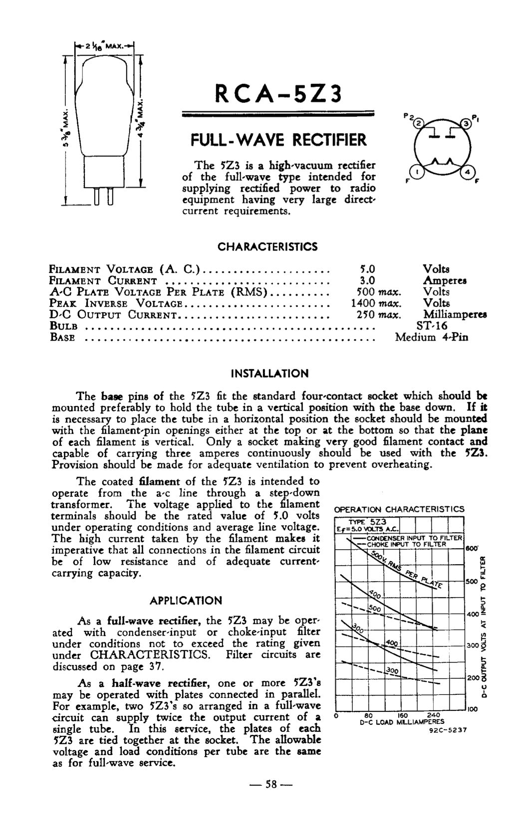 5Z3 VT-145 NATIONAL UNION NOS NIB Matched Pair Hanging Filaments Black Plates Foil Getter USA