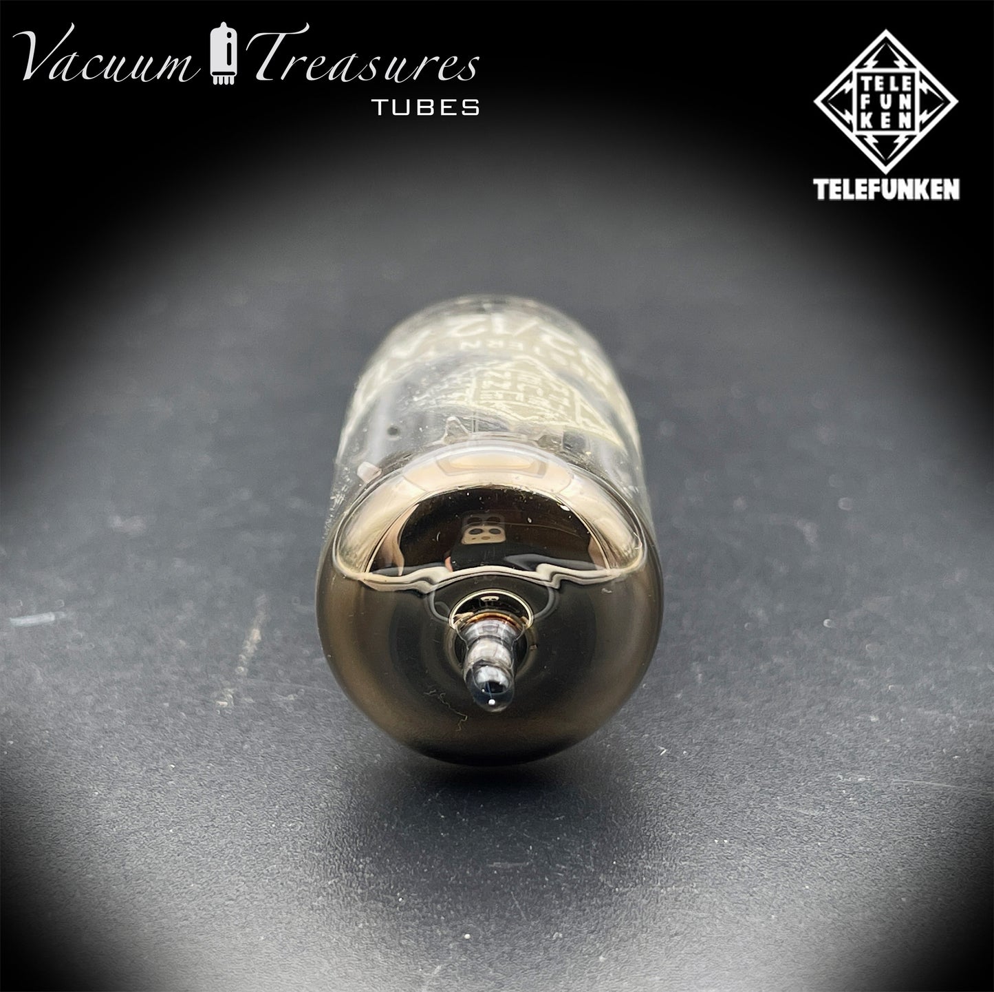 12AU7 / ECC82 TELEFUNKEN NOS Amplitrex Tested - Smooth Plates - ◊ Diamond Bottom - Made in West Germany