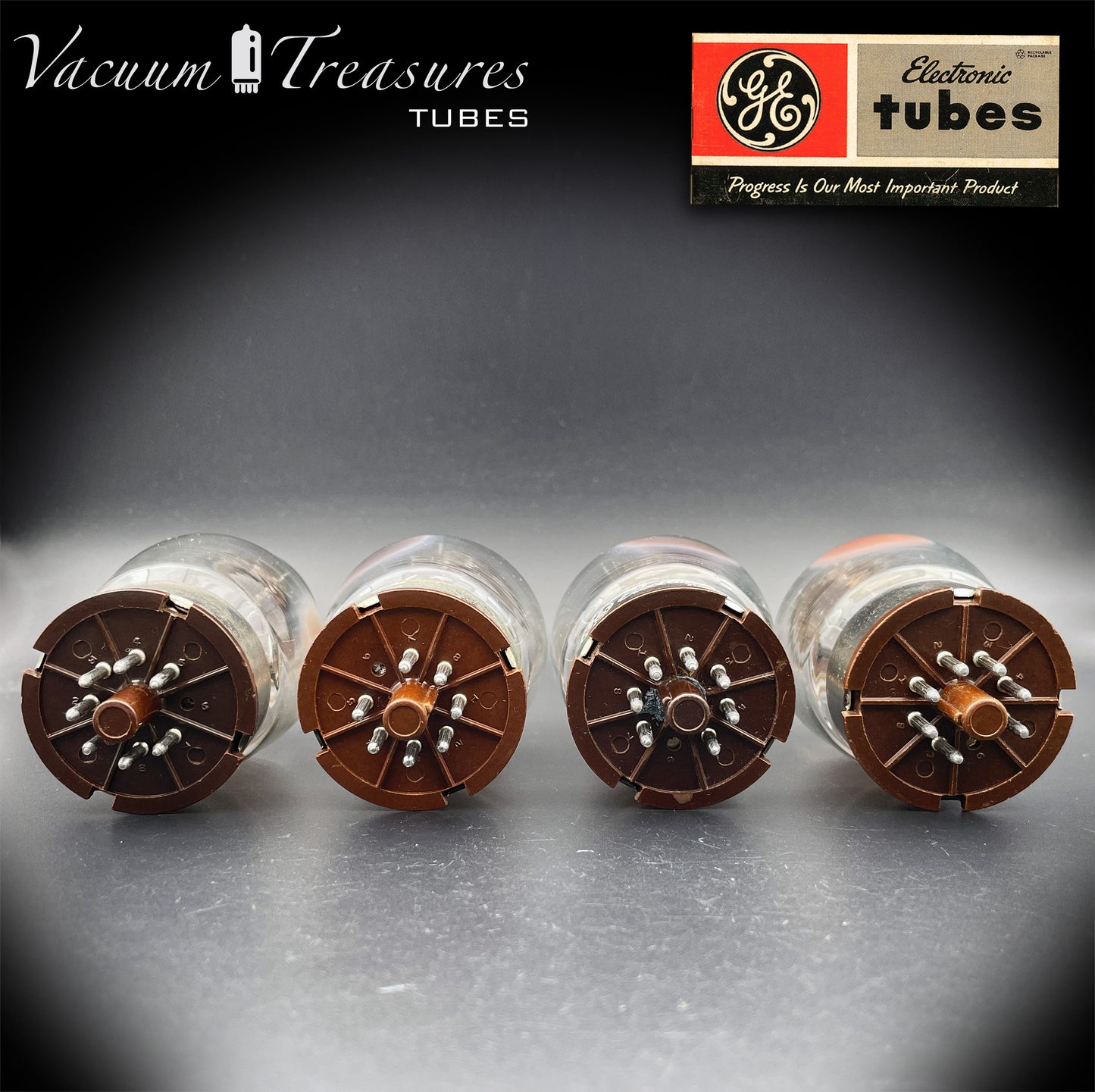 6550 GE by TUNG-SOL Type 2 – 4th Generation - AMPLITREX Matched Quad - Made in USA