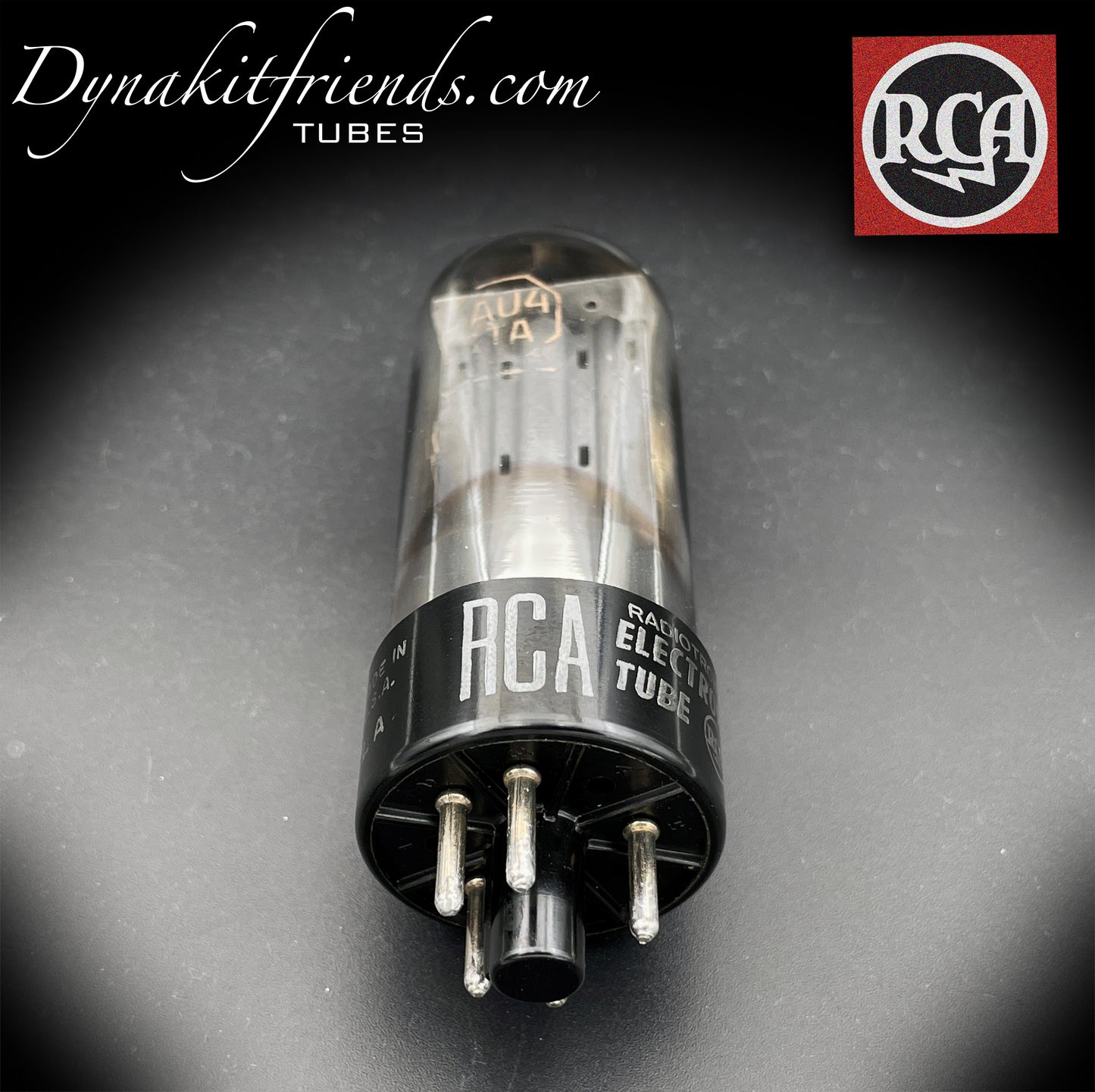6AU4GTA = 6AU4 = 6AU4GT RCA Radio flyback Diode Dumper tube valve NOS