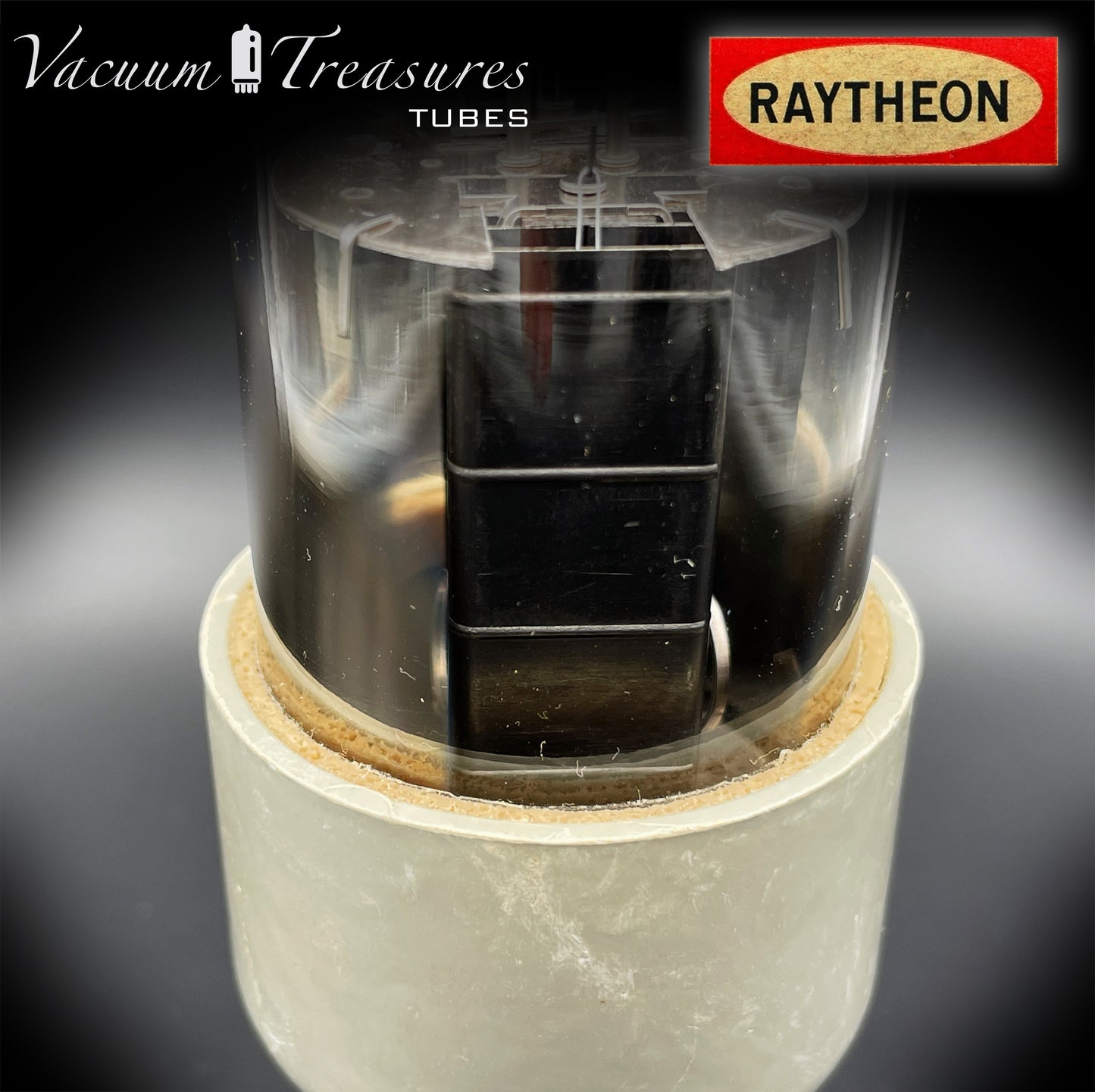 5R4WGB RAYTHEON NOS NIB Black Plates Hanging Filaments – Funke W19 Tested USA '69