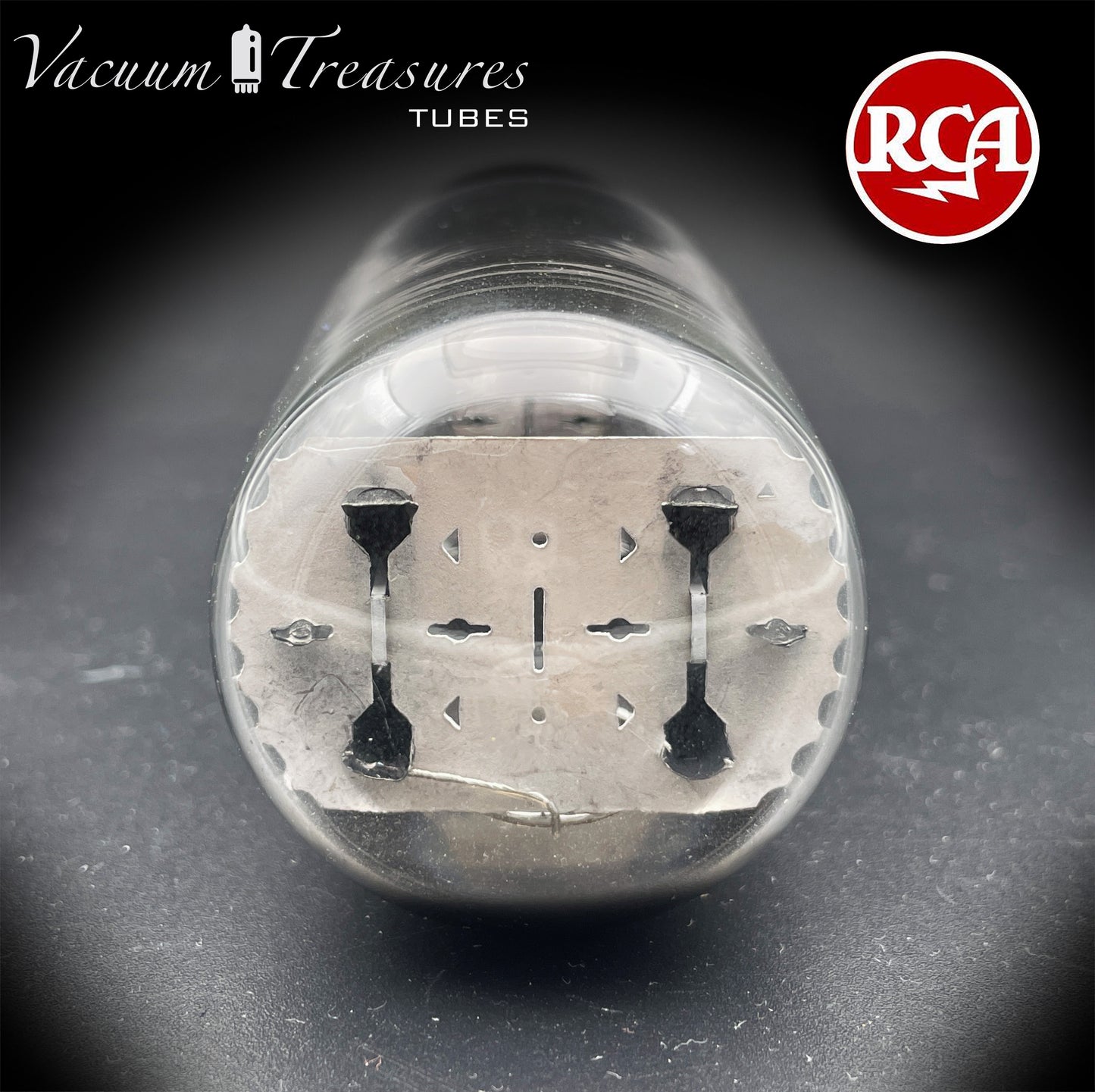 5R4GYB 5R4GY NOS RCA/MOTOROLA Black Plates Top Side Halo Getter Tested Tube Rectifier Made in USA '75