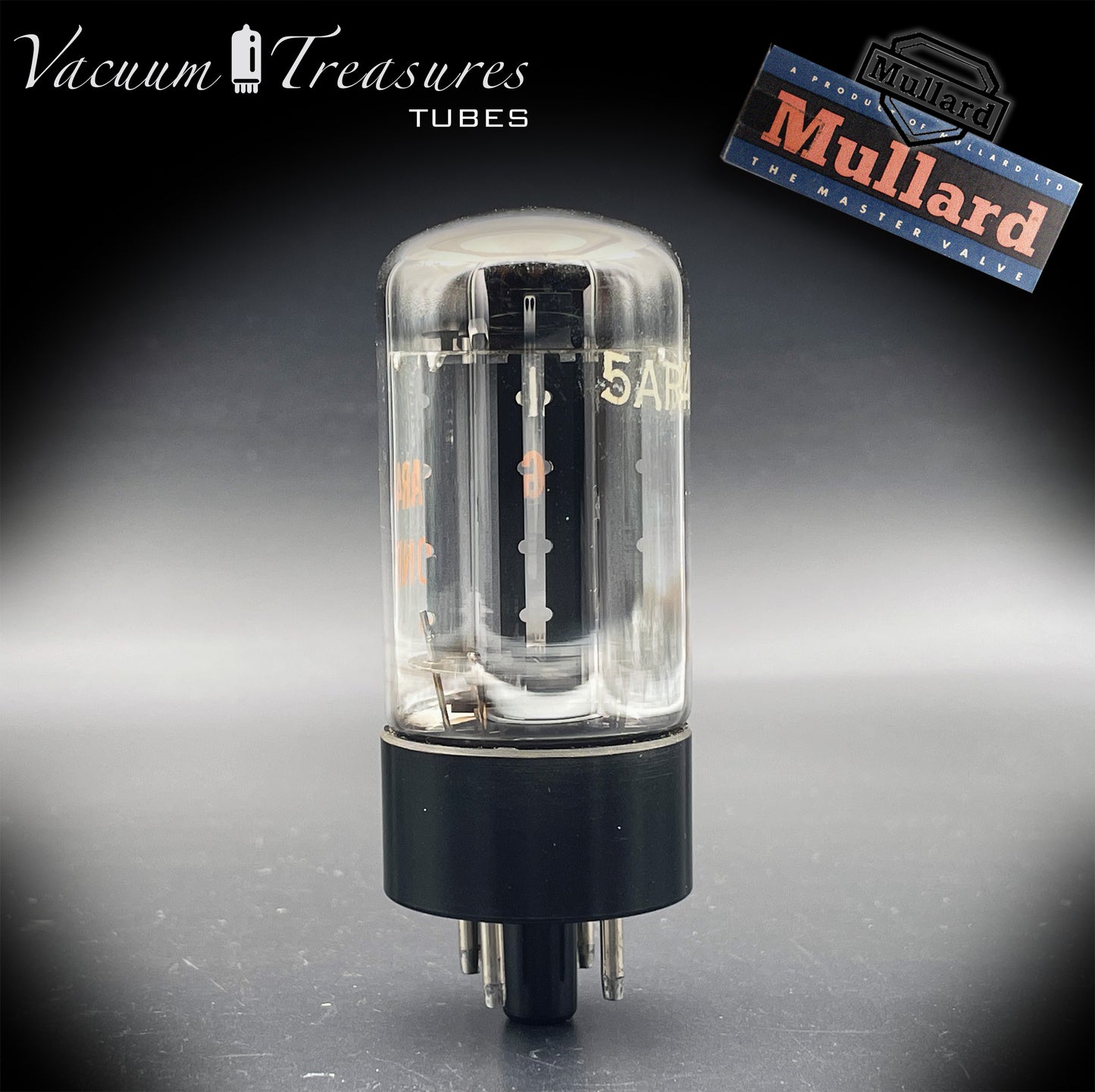 GZ34 / 5AR4 MULLARD NOS Brand Hammond Blackburn f32 – 4 Notches – Made in Great Britain '67