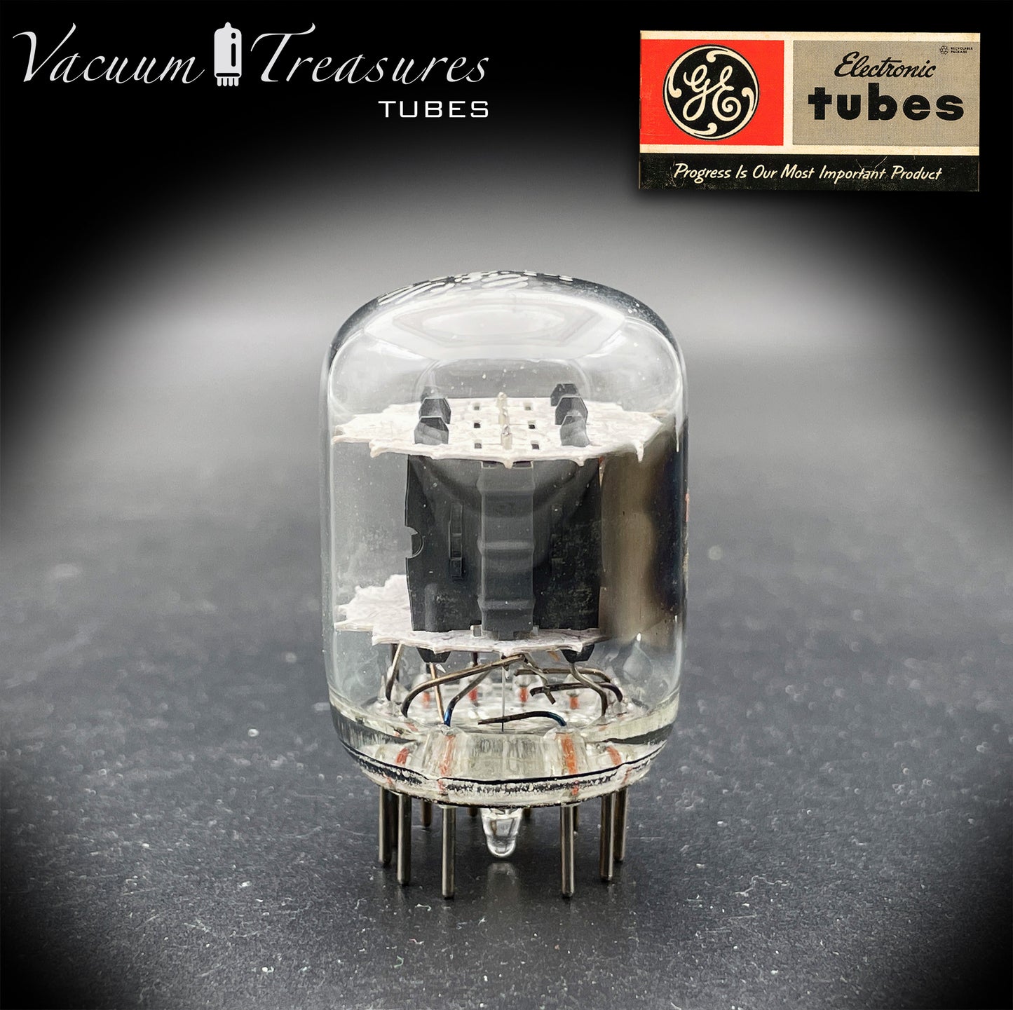 6C10 GE NOS NIB Compactron Triple Triode Tube AMPLITREX Tested USA 1972 Fender Ampeg