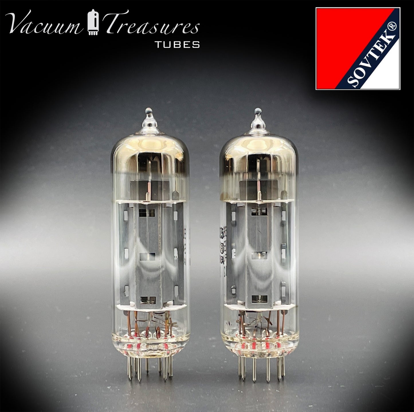 6BQ5 (EL84) SOVTEK O Getter Matched Pair Vacuum Tubes MADE IN RUSSIA