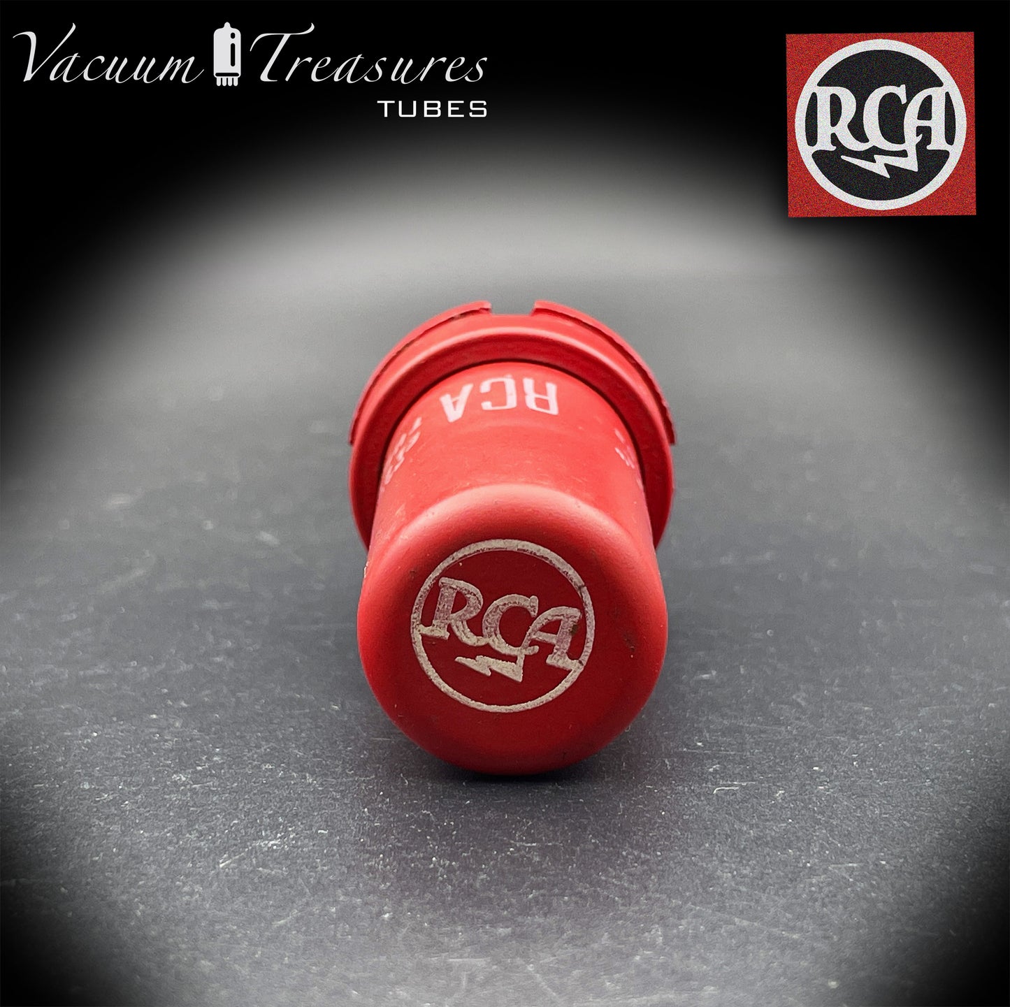 5693 ( CV3699 ) RCA NOS SPECIAL RED AMPLITREX Tested Tube MADE IN USA '52