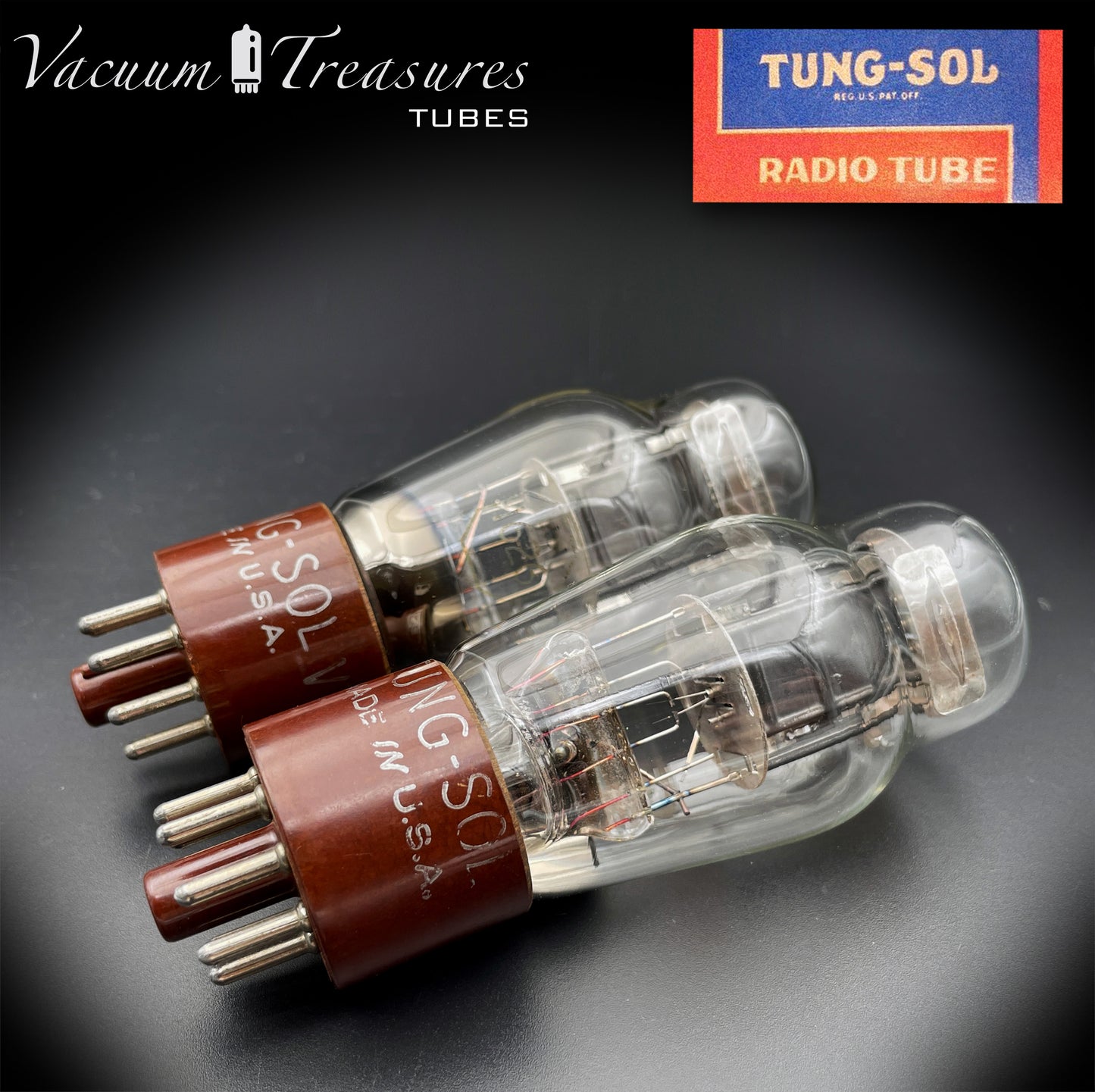 1626 ( VT-137 ) TUNG-SOL NOS Power Triode for Darling-Amp Matched Pair MADE IN USA