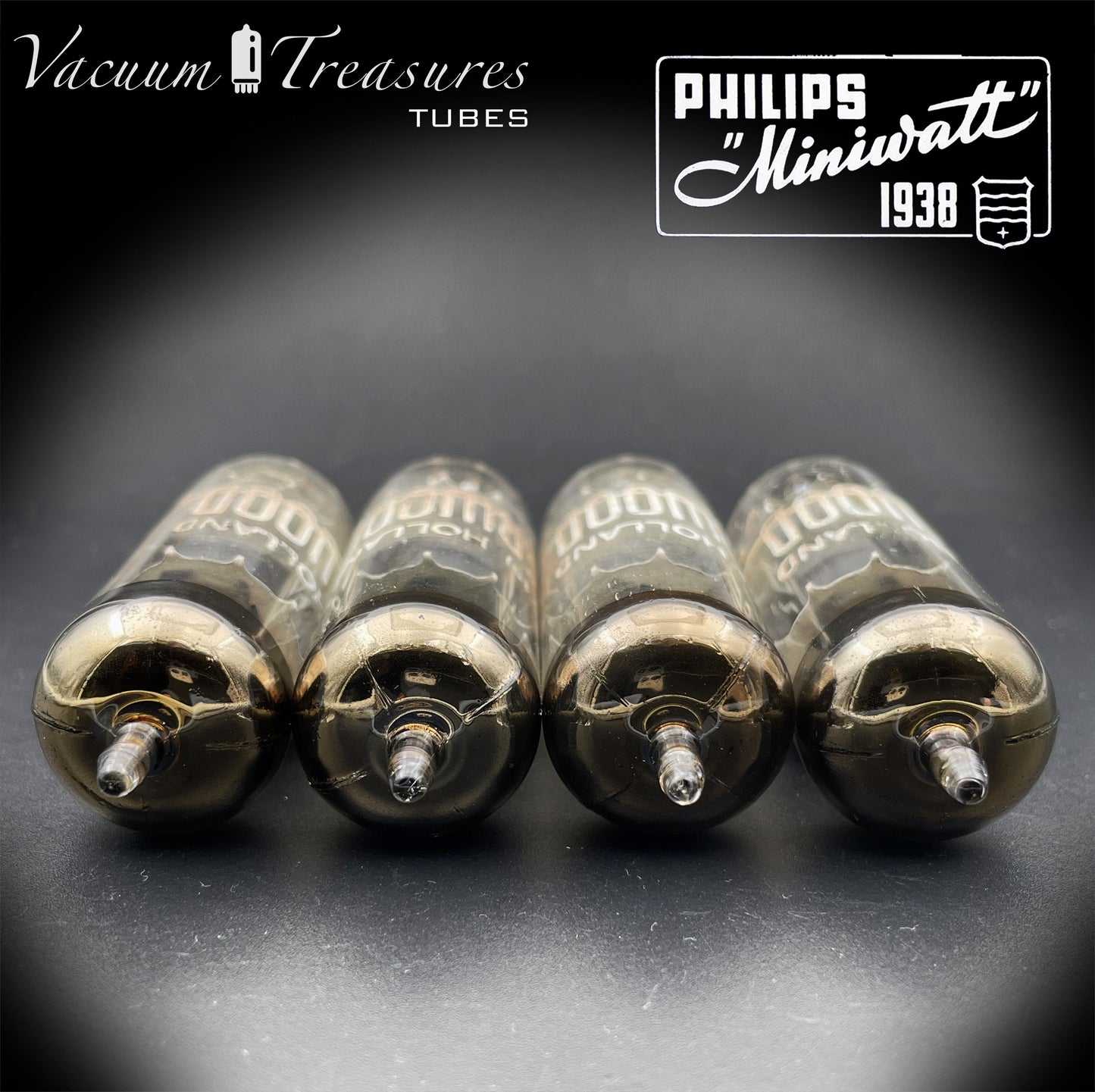 7189 SHERWOOD by Philips – Heerlen 1963 – Gray Plates – rx4 – Matched Quad – Tested 100%